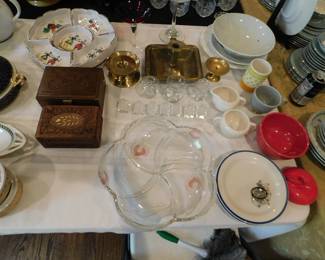 GLASSWARE AND HOUSEHOLD