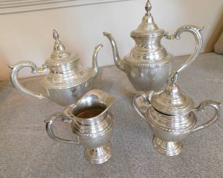 INTERNATIONALSTERLING SILVER 5 PIECE TEA SERVICE 