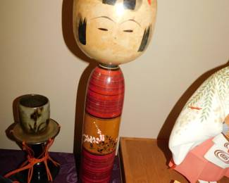 VINTAGE KOKESHI DOLL SIGNED AGATSUMA KICHISUKE