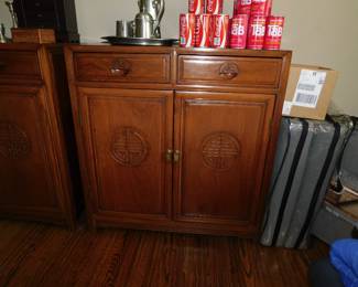 VINTAGE ROSEWOOD ASIAN CABINET