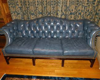 RARE VINTAGE HANCOCK & MOORE TUFTED SOFA