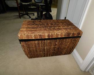 WICKER CHEST