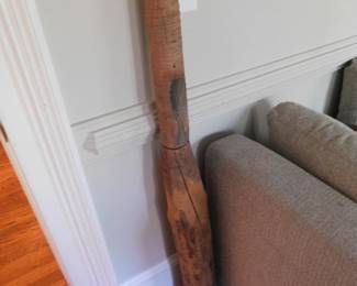 VINTAGE JAPANESE WABI SABI WOOD PESTLE OR AFLINTSTONES CLUB