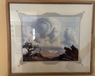 Limited Edition Lithograph By Rod Bearcloud Berry, 235/350