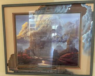 Limited Edition Lithograph By Rod Bearcloud Berry, #281/500