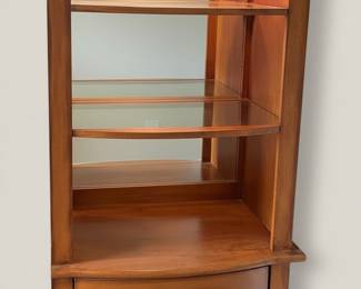 Wooden Display Cabinet with Drawers