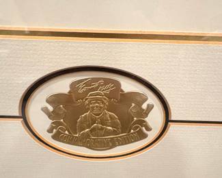 Les J. St. James "Circus Days" Triptych Print with Emmett Kelly Commemorative Medallion