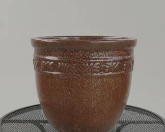 Large Glazed Ceramic Planter Pot