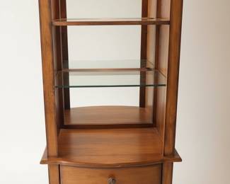 Wooden Display Cabinet with Drawers