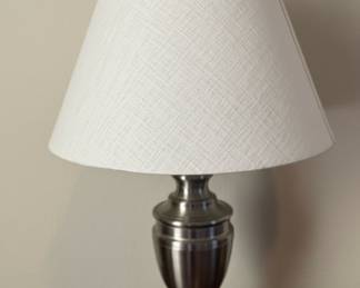 StyleCraft 30" High Polished Nickel Steel Urn Table Lamp