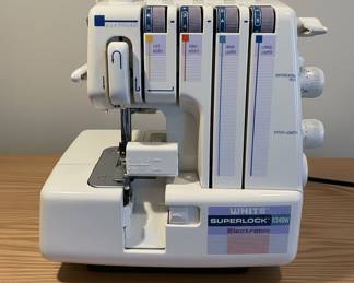 WHITE SUPERLOCK 834DW Electronic Serger Sewing Machine