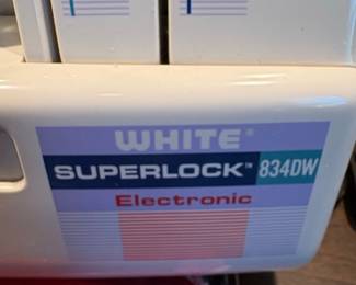 WHITE SUPERLOCK 834DW Electronic Serger Sewing Machine