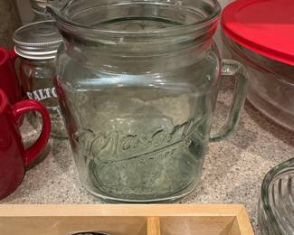 Mason Craft & More Glass Pitcher