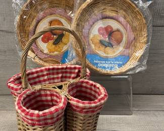 PICNIC WARE BAMBOO PLATE HOLDERS