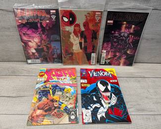 COMIC BOOKS MARVEL X MEN SPIDERMAN BLACK PANTHER