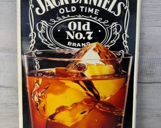 METAL JACK DANIELS OLD NO 7 WHISKEY SIGN 