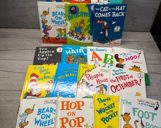 DR SEUSS HARD BACK BOOKS
