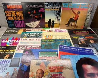LP VINYL RECORD ALBUMS HENRY MANCINI MONTOVANI BAJA MARIMBA FLEMENCO HERB ALPERT