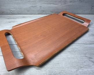 ONEIDA LAMINATED WOOD SERVING TRAY VINTAGE