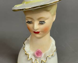 LADY HEAD VASE