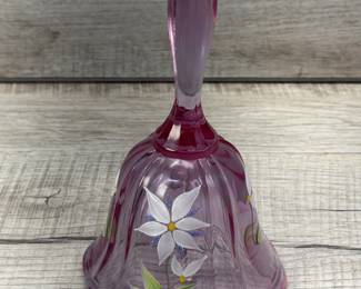 FENTON HAND PAINTED GLASS BOWL