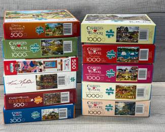 JIGSAW PUZZLES BUFFALO CHARLES WYSOCKI