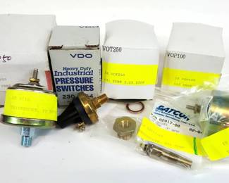DW436 VDO and Datcon Pressure Switches and Oil Temperature Sensors