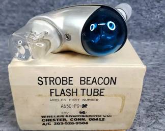 DW447 Whelen Blue and Clear Strobe Beacon Flash Tube A650PGDM