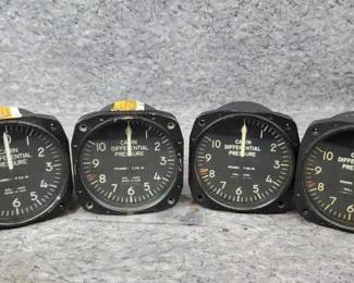 DW375 Kollsman Aircraft Cabin Differential Pressure Gages