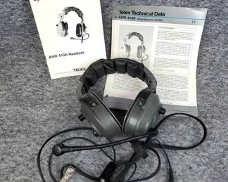 DW432 Telex ANR 4100 Aviation Headset