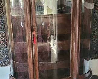 Carved glassfront display