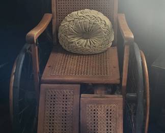Wicker wheelchair