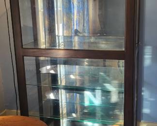Glass display case