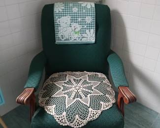 Vintage mohair chair