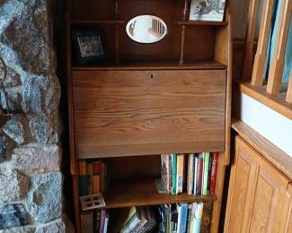 Ladys oak writing desk
