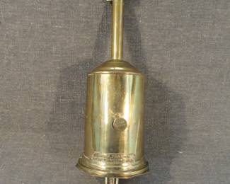 Antique Brass Bottle Jack Spit Turner