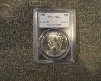 Graded Peace Dollar 