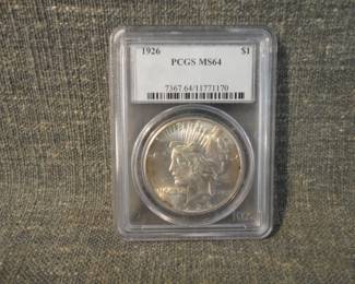 Graded Peace Dollar 