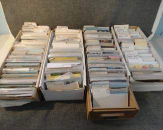 Lof of over 2400 postcards