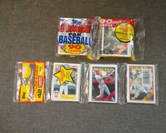 Lot Baseball Rack Packs