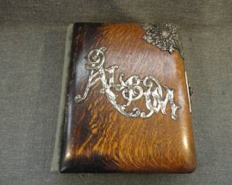 Wood Cover Cabinet Card Photo Album
