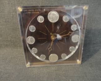 Last of the Silver Coins Clock 