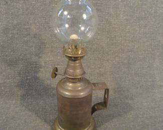 Victorian Brass Gas Lamp