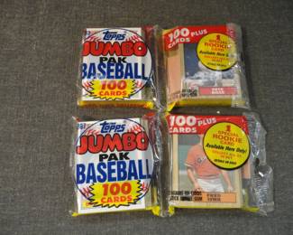 Lot Baseball Rack Packs