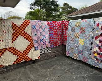 Antique handmade quilts