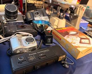 Kodak Ektramax and vintage camera equipment