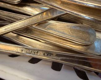 Albert Pick & Co. hotel silverplate flatware