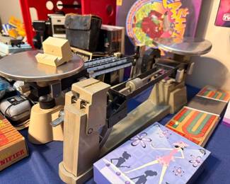 Vintage triple beam balance scale