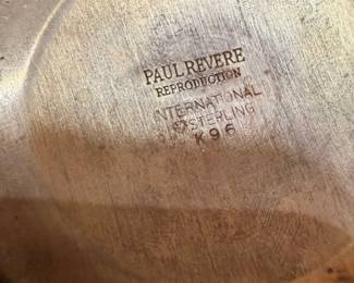 International Sterling Paul Revere Reproduction maker's mark