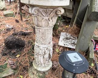 Yard decorations, stone yard decor, concrete art